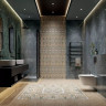 Керамическая плитка Керама Марацци Kerama Marazzi SPA053R ЭВОРА бордюр синий светлый глянцевый 30x2,5