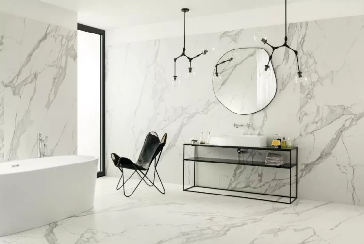 Керамогранит Tubadzin SPECCHIO CARRARA POL 119,8x119,8 Керамогранит Tubadzin SPECCHIO CARRARA POL 119,8x119,8