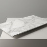 Керамогранит Estima Alba Эстима Альба Ступень AB01 33x120 Неполир. (прямоугол. бортик) + Подступенок 14,5x120
