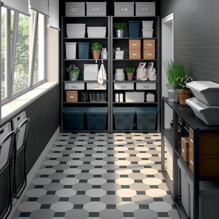 Керамогранит Керама Марацци Kerama Marazzi SG244800N АГУСТА серый темный 24x24