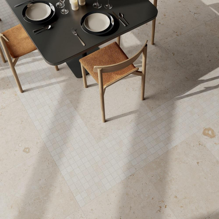 Керамогранит Керама Марацци Kerama Marazzi DD590400R ПРО ЛАЙМСТОУН АТ бежевый натуральный обрезной 119,5x238,5