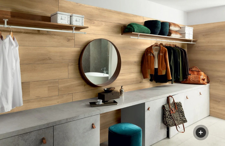 Керамогранит Tubadzin MOUNTAIN Ash coral STR 149,8x23