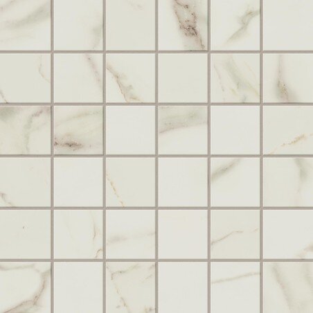 Керамогранит Атлас Конкорд ЭМПАИР КАЛАКАТТА ДАЙМОНД МОЗАИКА Лап / Atlas Concorde Empire Calacatta Diamond Mosaic Lap 30x30