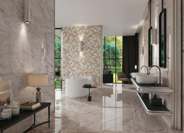 Керамогранит Атлас Конкорд ЭМПАИР СИЛЬВЕР РУТ / Atlas Concorde Empire Silver Root 80x80