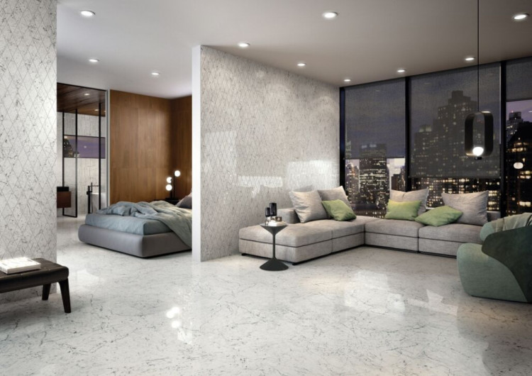 Италон Шарм Экстра Каррара Рет / Italon Charme Extra Carrara Ret 60x60
