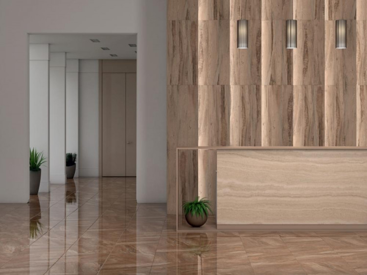 Керамогранит Керама Марацци Kerama Marazzi SG560502R РИАЛЬТО коричневый светлый лаппатированный 60x119,5