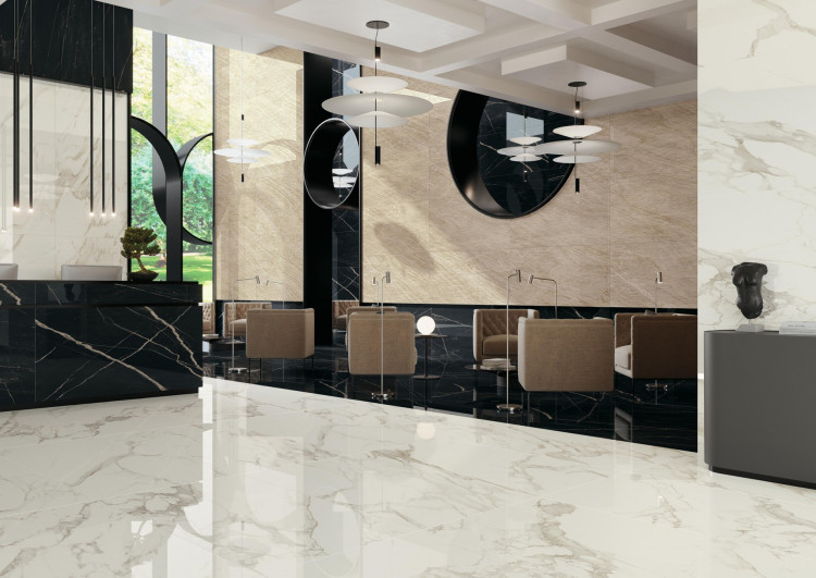 Керамогранит Атлас Конкорд ЭМПАИР АРАБЕСКАТО / Atlas Concorde Empire Arabescato 60x60
